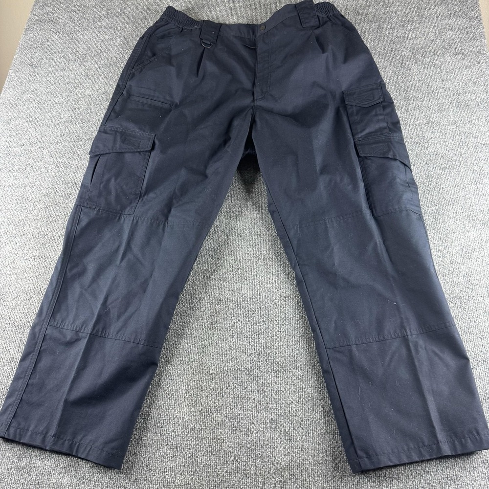 Propper Cargo Pants Mens 44x29 Blue Elastic Waist Tactical Workwear Pockets